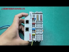 Wie wird das gesamte System des Industrierobot EK1100 angeschlossen?