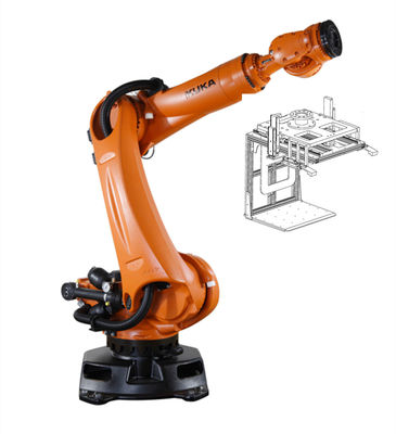 KR 210 R2700 Prime Kuka Roboterarm Intelligente Bodenbefestigungsposition